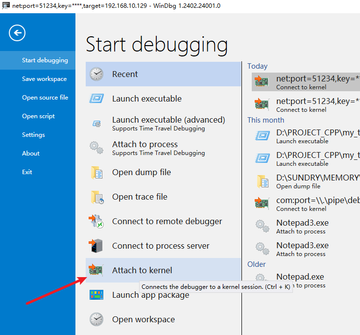 ../_images/WinDbg-Attach-To-Kernel.png